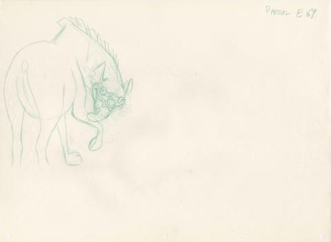Lion King Production Drawing - ID: auglionking19236 Walt Disney