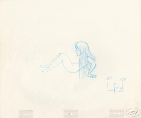 The Little Mermaid Production Drawing - ID: augmermaid19243 Walt Disney