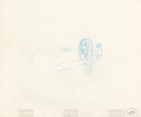 The Little Mermaid Production Drawing - ID: augmermaid19246 Walt Disney