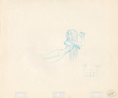 The Little Mermaid Production Drawing - ID: augmermaid19247 Walt Disney