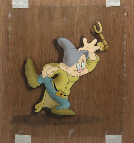 Dopey Production Cel - ID: augsnow19106 Walt Disney