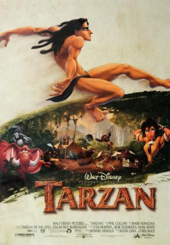 Tarzan One Sheet Poster - ID: augtarzan19151 Walt Disney