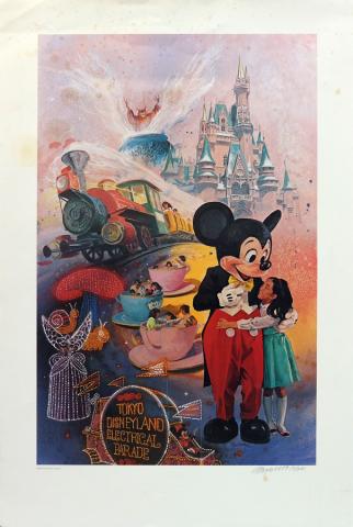 Tokyo Disneyland Charles Boyer Signed Limited Print - ID: janboyer19330 Disneyana