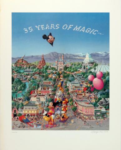 35 Years of Magic Charles Boyer Signed Limited Print - ID: janboyer19334 Disneyana