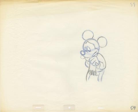 Mickey's Christmas Carol Production Drawing - ID: janchristmascarol19265 Walt Disney