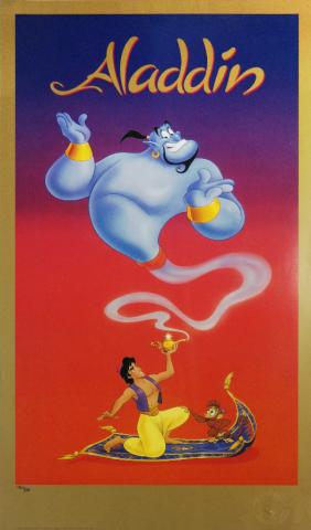 Aladdin Limited Edition Movie Poster - ID: julyaladdin19100a Walt Disney