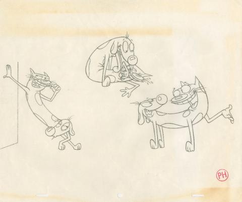 CatDog Production Drawing - ID: julycatdog19247 Nickelodeon