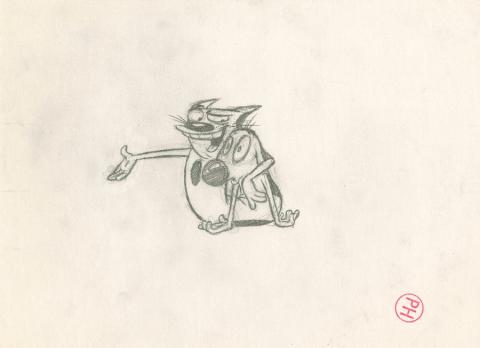 CatDog Rough Production Drawing - ID: julycatdog19249 Nickelodeon
