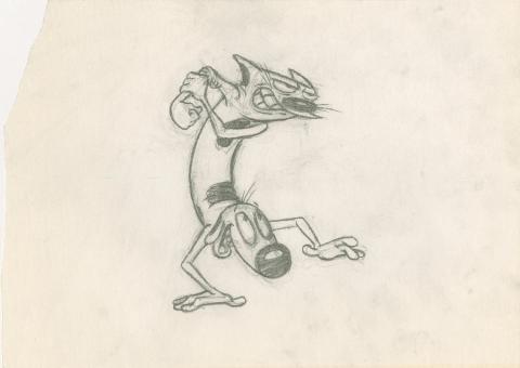 CatDog Rough Production Drawing - ID: julycatdog19256 Nickelodeon