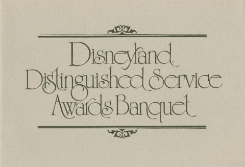 1979 Disneyland Distinguished Service Award Program - ID: julydisneyana19321 Disneyana
