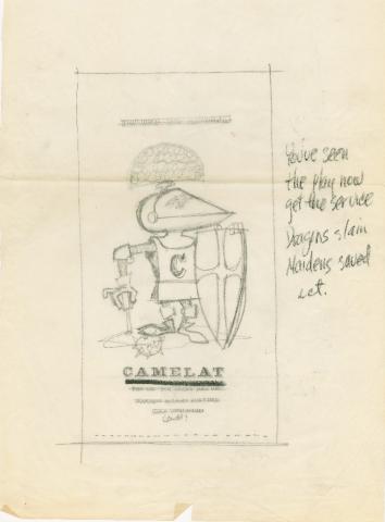 Camelot Parody Gag Drawing - ID: julydrawing19343 Walt Disney