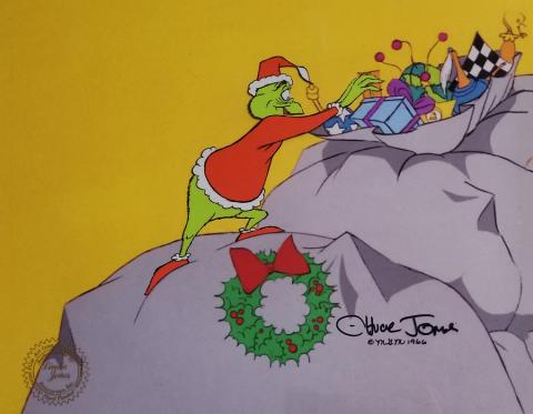 How the Grinch Stole Christmas Production Cel - ID: julygrinch19907 Chuck Jones