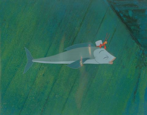 Mr. Limpet and Crusty Production Cel & Background-ID: junmrlimpet19067 Warner Bros.