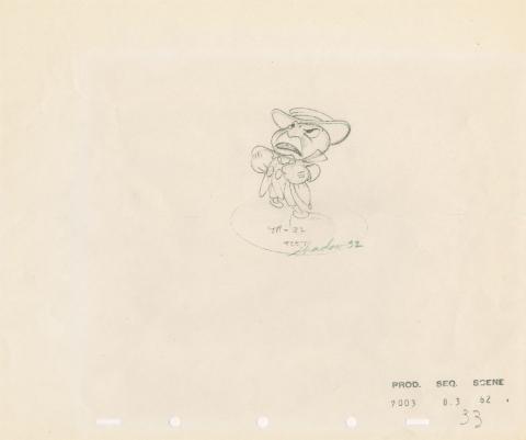 Pinocchio Production Drawing - ID: julypinocchio19225 Walt Disney