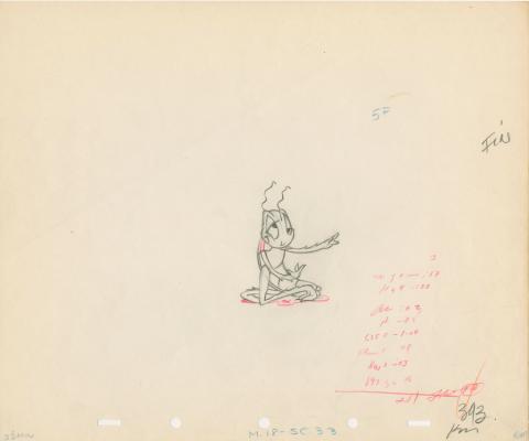 Goofy and Wilbur Production Drawing - ID: margoofy19206 Walt Disney