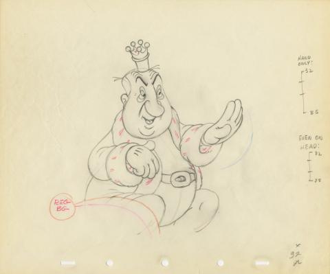 Mother Goose Goes Hollywood Production Drawing - ID: marhollywood19137 Walt Disney