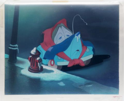 Susie the Little Blue Coupe Production Cel and Background - ID: marsusie19151 Walt Disney