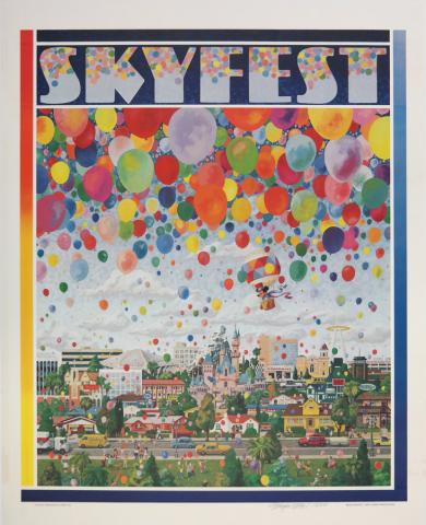 Disneyland "Skyfest" Signed Charles Boyer Sigend Limited Edition - ID: mayboyer19204 Disneyana