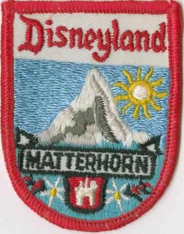 Disneyland Matterhorn Patch - ID: maydisneyland19022 Disneyana