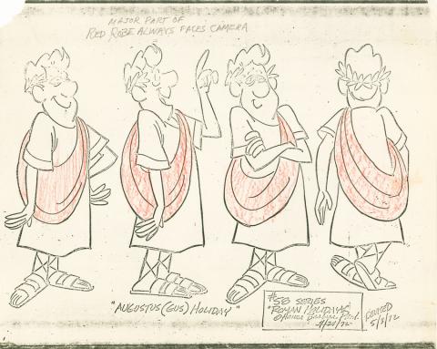 The Roman Holidays Model Drawing - ID: mayroman19093 Hanna Barbera