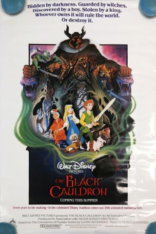 The Black Cauldron One-Sheet Movie Poster - ID: octcauldron19376 Walt Disney
