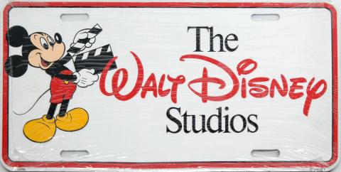 Walt Disney Studios Vanity License Plate - ID: octdisneyana19418 Disneyana