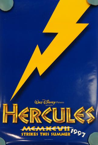 Hercules One-Sheet Blue Movie Poster - ID: octhercules19352 Walt Disney