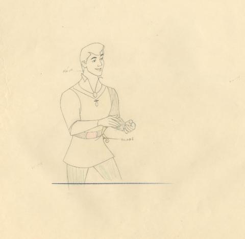 Sleeping Beauty Production Drawing - ID: octsleeping19044 Walt Disney