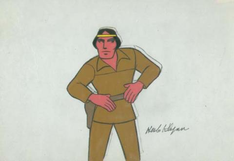 The Lone Ranger Production Cel - ID: Lone011 Format