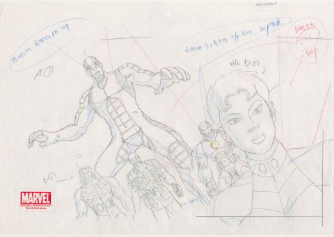 Ultimate Avengers Production Drawing - ID: MLG100267 Marvel