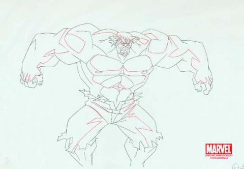 Hulk Vs. Layout Drawing - ID: MLG500024 Marvel
