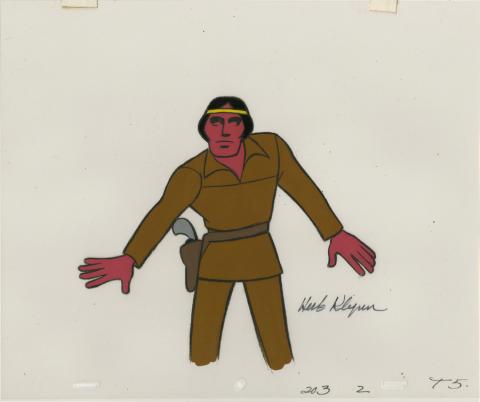 The Lone Ranger Production Cel - ID: OS376Lone03 Format