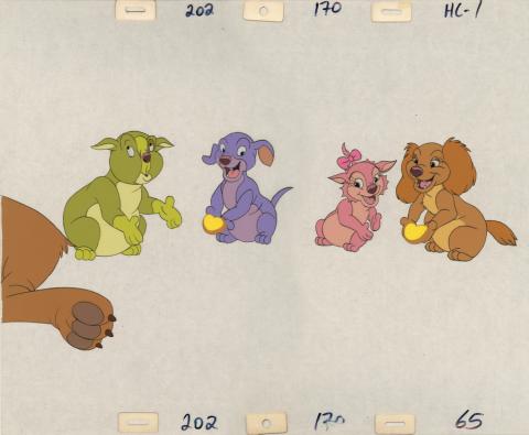 All Dogs Go to Heaven Production Cel - ID: alldogs1675 Don Bluth