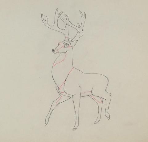 Bambi Production Drawing - ID: aprbambi20213 Walt Disney