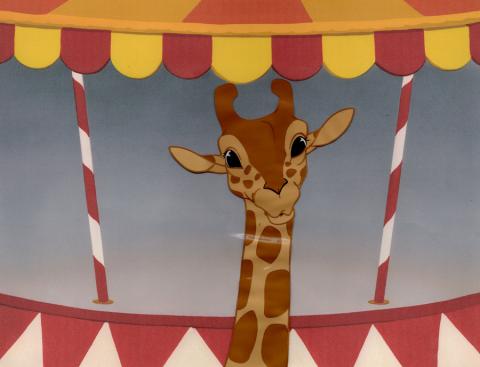 Derby Foods Giraffe Production Cel - ID: aprdisney20106 Walt Disney