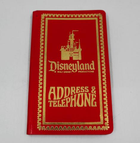 Disneyland Souvenir Address Book - ID: aprdisneyland20229 Disneyana