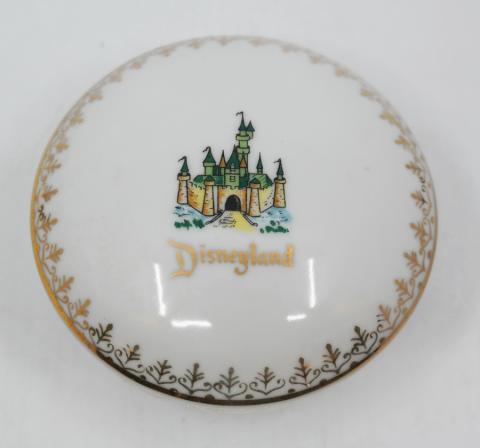 Vintage 1950s Souvenir Disneyland Ceramic Keepsake Box - ID: aprdisneyland20500 Disneyana