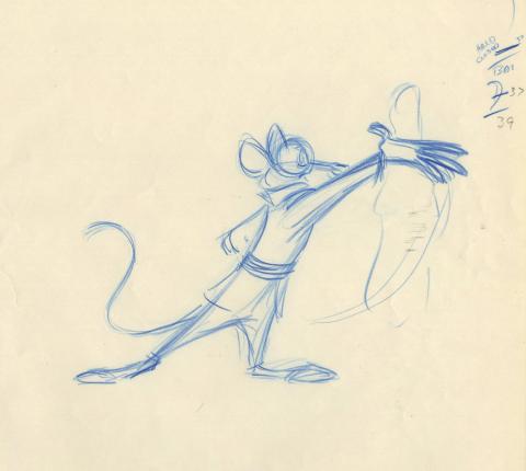 Great Mouse Detective Production Drawing - ID: aprgreatmouse20313 Walt Disney