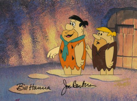 The Jetsons Meet the Flintstones Cel - ID: aprhannaJF0106 Hanna Barbera