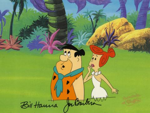 The Jetsons Meet the Flintstones Cel - ID: aprhannaJF0255 Hanna Barbera