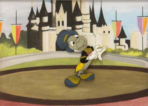 Jiminy Cricket Production Cel - ID: aprjiminy20202 Walt Disney