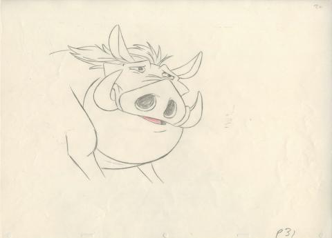 Lion King Production Drawing - ID: aprlionking20316 Walt Disney