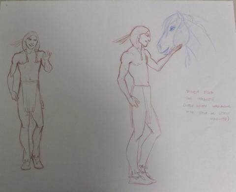 Spirit Model Drawing - ID: aprmis07 DreamWorks