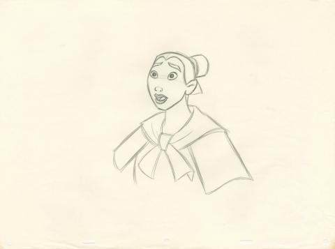Mulan Production Drawing - ID: aprmulan20010 Walt Disney