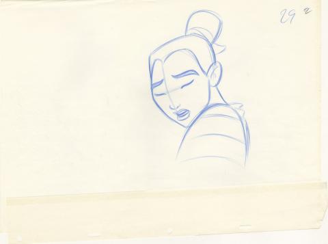 Mulan Production Drawing - ID: aprmulan20011 Walt Disney