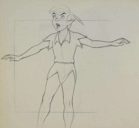 Peter Pan Production Drawing - ID: aprpeterpan20243 Walt Disney