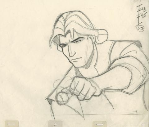 Pocahontas Production Drawing - ID: aprpocahontas20318 Walt Disney