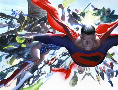 Kingdom Come: Absolute Signed Giclee on Paper Print - ID: aprrossAR0032P Alex Ross