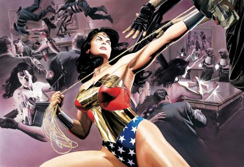 Wonder Woman: Defender of Truth Signed Giclee on Paper Print - ID: aprrossAR0077P Alex Ross