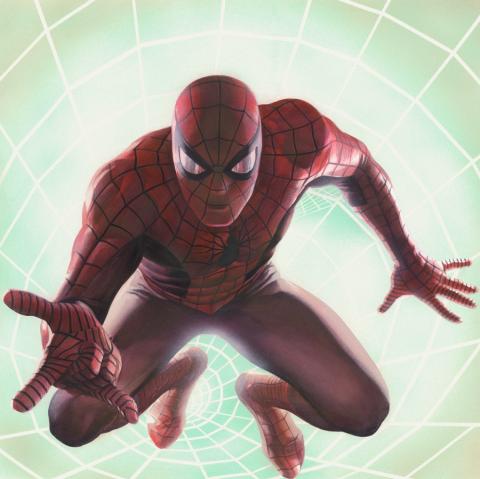 Spider-Man Rockomic Signed Lithograph Print - ID: aprrossAR0078DL Alex Ross